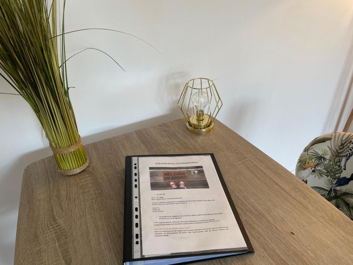 Appartement Entier Moissac Centre 30 M2 Calme Avec Cour Interieure Pour Velos A 50M Du Marche De Moissac Εξωτερικό φωτογραφία